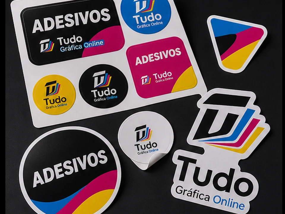 Adesivos personalizados, etiquetas e vinil